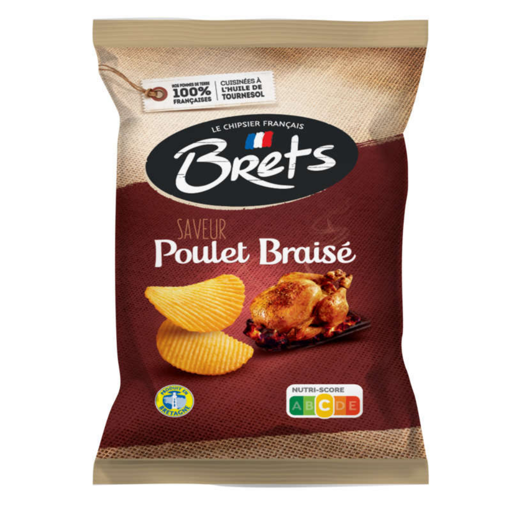 Chips - Saveur poulet braisé 125g BRET'S