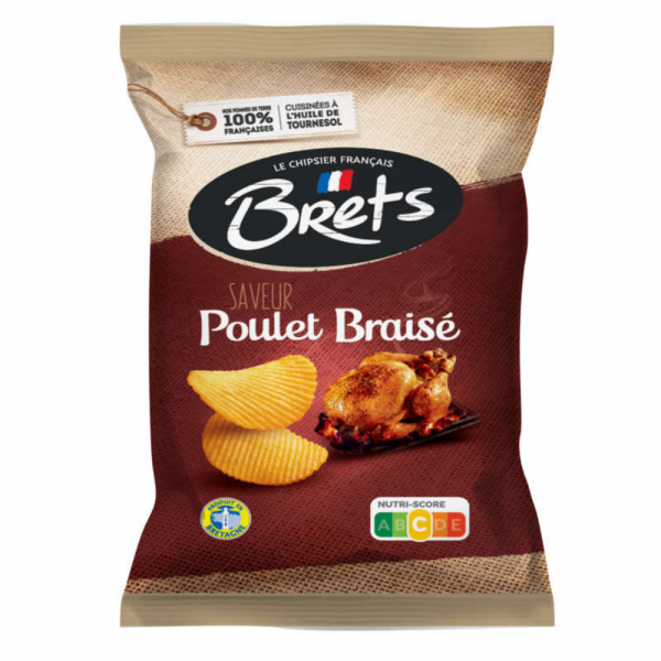 Chips - Saveur poulet braisé 125g BRET'S